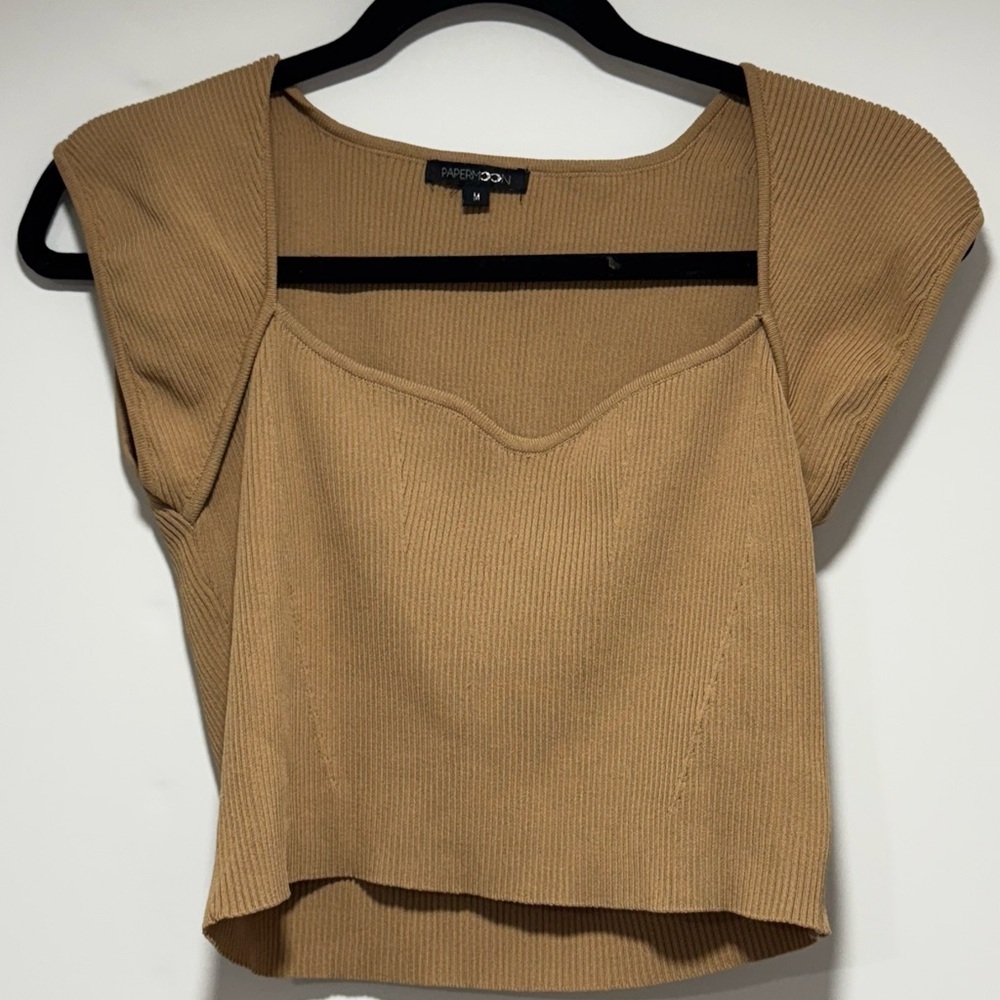 Papermoon Camel  Top Sz M